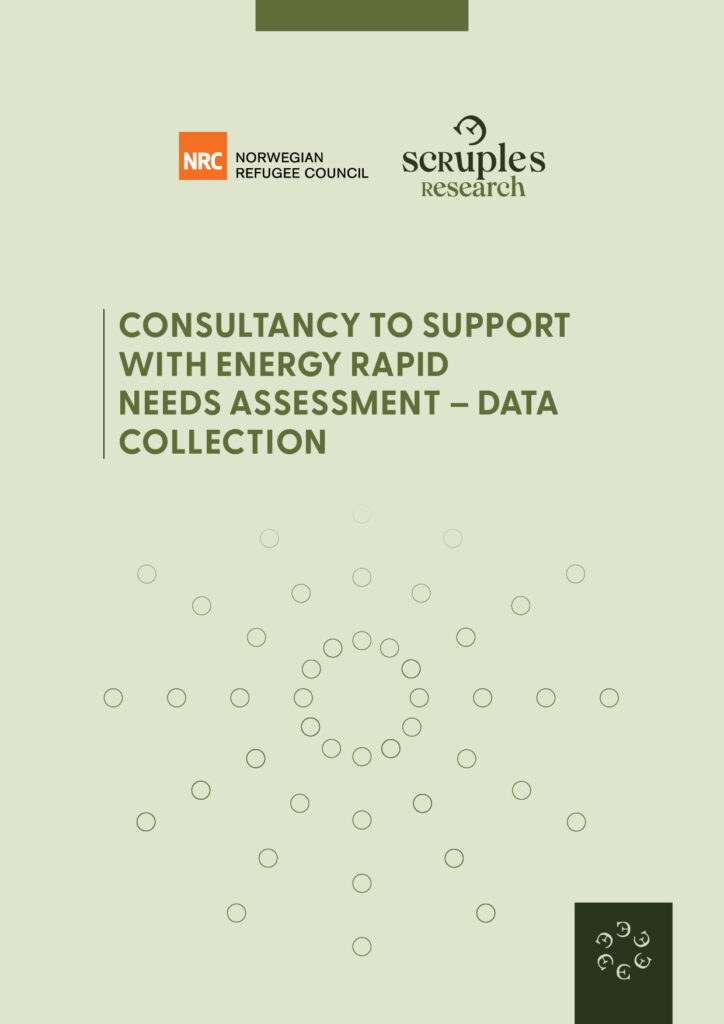 NRC-Consultancy To Support With Energy Rapid Needs Assessment – Data Collection